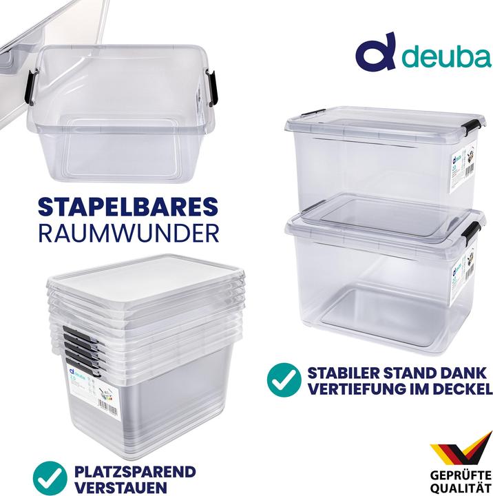 Image du produit Deuba Boîte de rangement (20 x 15 x 12 cm, 2 l)
