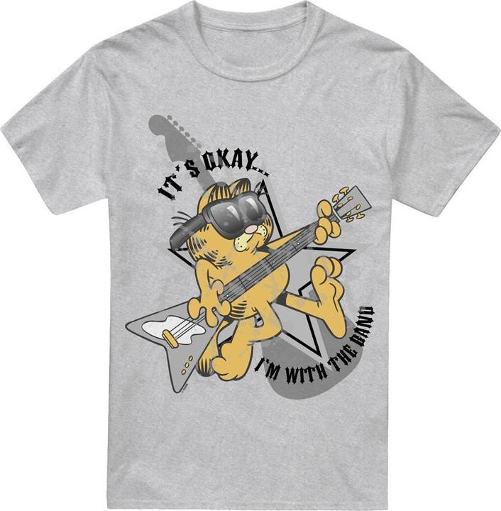 Immagine prodotto Garfield I'm with the Band Maglietta Uomo (XXL)