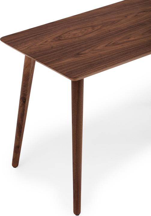 Image du produit Oakywood Classic Desk - Bureau classique en bois massif - Walnut veneer / 120x60 - (120 x 60 cm)