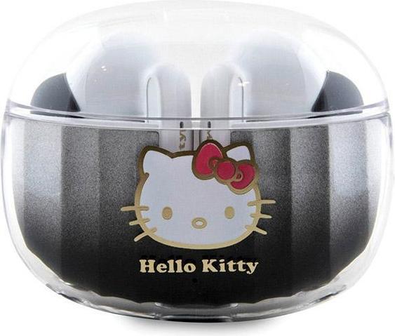 Actual product image Hello Kitty słuchawki Bluetooth HKTWSHDGKEK TWS + stacja dokująca czarny/black Gradient Electroplati (ANC, Wireless)