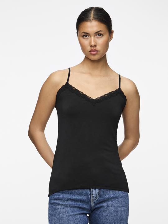 Actual product image Pieces Lace Strappy Top (L)