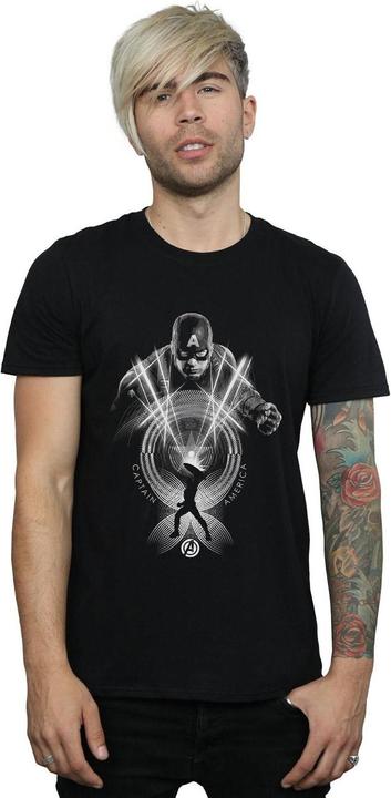 Immagine prodotto Captain America Circle Maglietta Uomo (3XL)