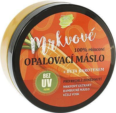 Actual product image Vivapharm Vivaco S.R.O. - Organic Carrot Suntan Butter - Natural Carrot Sun Butter Without Uv Fitrs (Suntan cream, 150 ml)