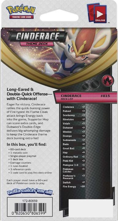 Actual product image Pokémon Sword & Shield 1 Deck (English, Deck)
