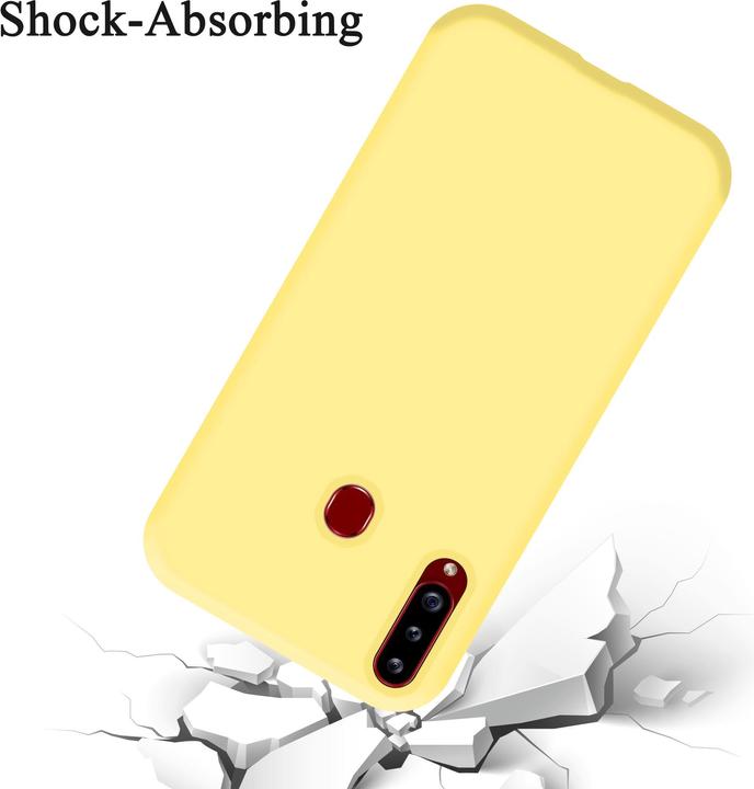 Actual product image Cadorabo TPU Liquid Silicone Case Cover (Samsung Galaxy A20s)