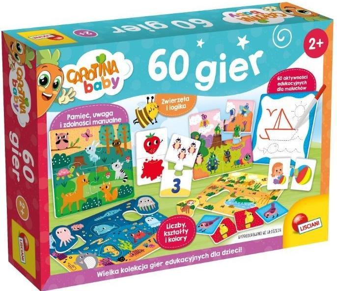 Lisciani Carotina Baby 60 giochi educativi per bambini 102877 (Italiano)