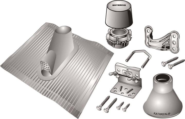 Image du produit Kathrein ZTS 48ro Kit de fixation de mât d'antenne