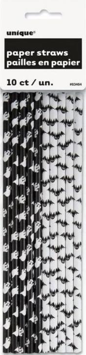 Immagine prodotto Generic Carta Pipistrello e Fantasma Cannuccia Monouso Misura Confezione 10 (10 x)