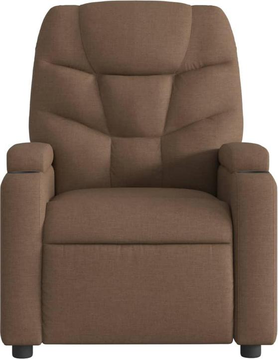 Image du produit VidaXL Fauteuil de massage Marron Tissu,Couleur : Marron,Matériau : Tissu (100