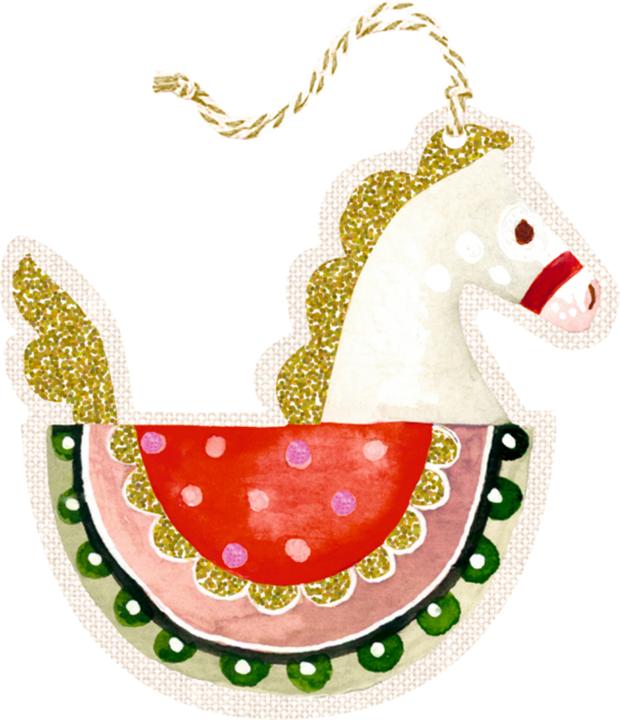 Immagine prodotto Biglietto di Natale con etichetta