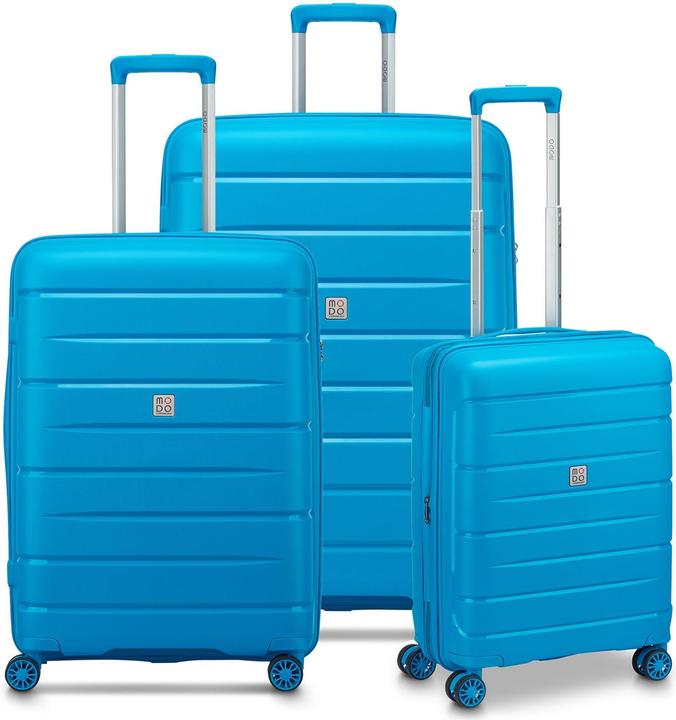 Actual product image Modo by Roncato Starlight 3.0 4 Rollen Kofferset 3-teilig mit Dehnfalte (219 l, XL (from 140l))