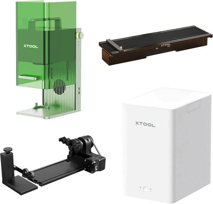Actual product image XTool 2-in-1 F1 Lasergravierer Deluxe Kit