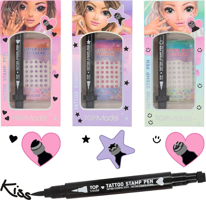 Immagine prodotto Top Model TOPModel - Penna per tatuaggi con pietre glitterate BEAUTY and ME ( 0412745 )