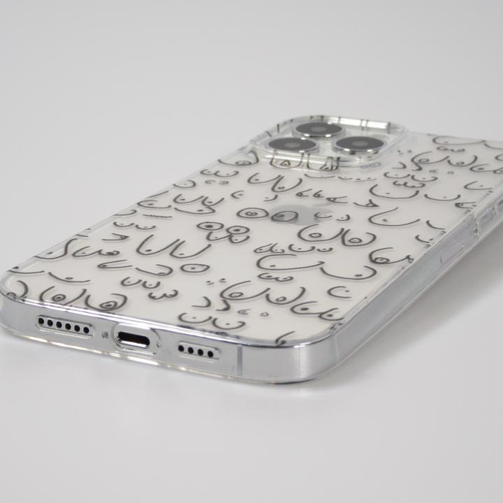 Immagine prodotto PhoneLook Cover it Silicone Cover Divertente Tatuaggio del seno con cartone animato (Apple iPhone 13 Pro Max)