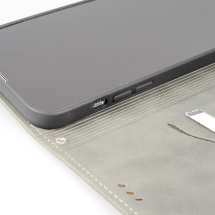 Actual product image PhoneLook Etui cuir Flip Wallet vintage avec fermeture aimantée et compartiment cartes (Apple iPhone 15 Pro)
