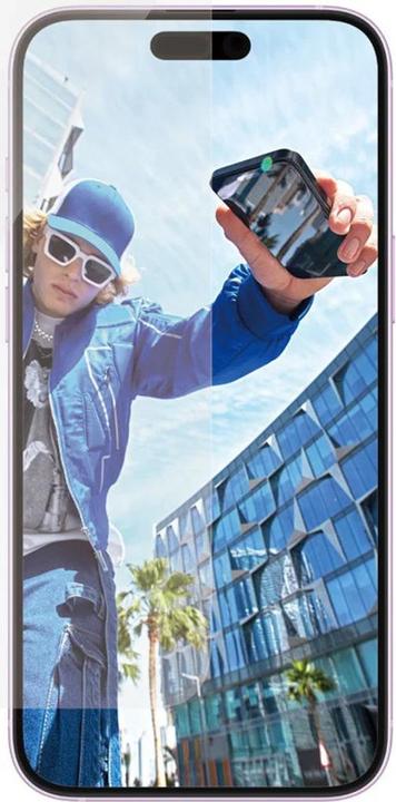 Actual product image PanzerGlass Classic Fit (1 Piece, Apple iPhone 15 Plus, Apple iPhone 16 Plus)