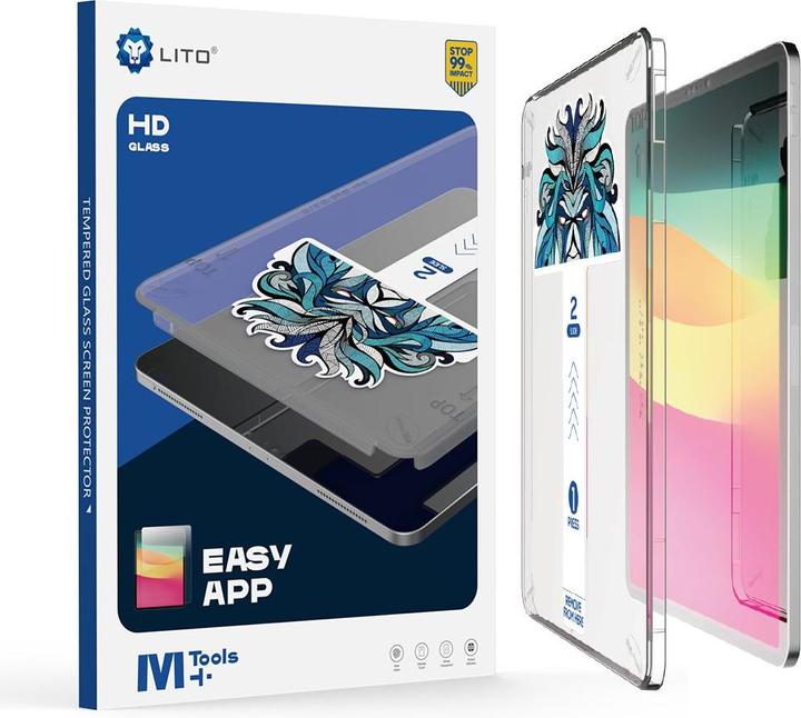 Immagine prodotto Lito EasyShield iPad Mini 4 / 5 - vetro blindato da 7,9 pollici (1 Pezzo/i, iPad Mini 5, iPad mini 2015 (4. Gen))