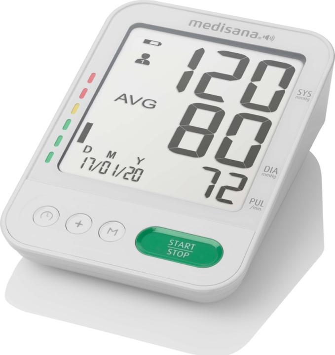 Actual product image Medisana BU 586 Voice Upper Arm Blood Pressure Monitor Large Cuff 23-43 cm (Blood pressure monitor upper arm)