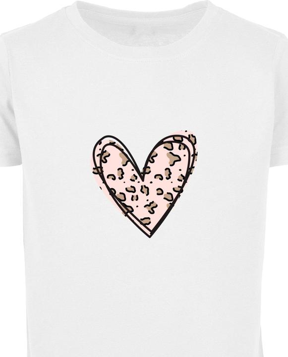 Produktbild Merchcode Valentines Day - Leopard Heart Short Sleeve Tee - 167991 (122)
