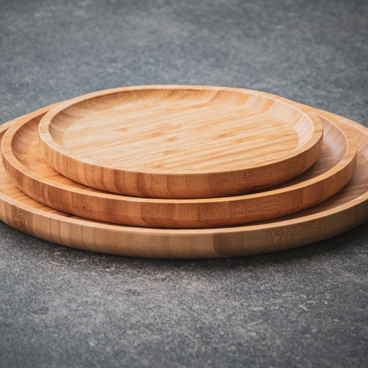 Actual product image Pandoo Bamboo plate (1 x)