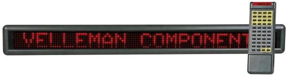 Produktbild Velleman LED Laufschrift (Rot, 100 cm, Indoor)