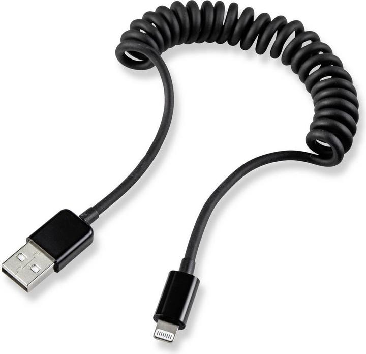 Immagine prodotto Renkforce Cavo a spirale Apple Lightning per Apple iPod/iPad/iPhone (0.95 m, USB 2.0)