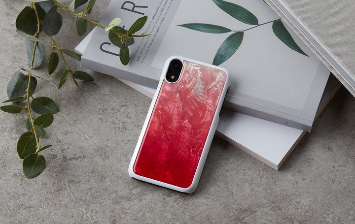 Actual product image Ikins SmartPhone case iPhone XR pink lake baltas (Apple iPhone XR)