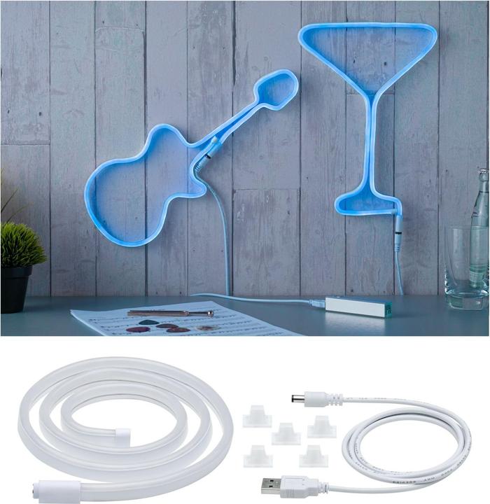 Image du produit Paulmann Néon Colorflex USB Stripe (Bleu, 1 cm, Intérieur)