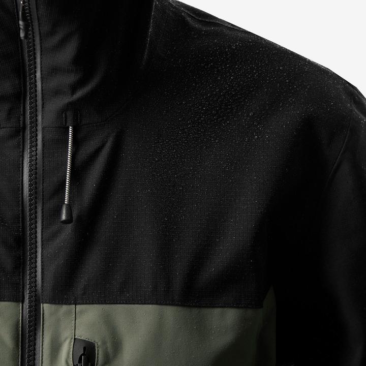 Actual product image Dreamscape Snowboard jacket men's ski jacket - SNB 500 Ziprotect khaki/black (M)