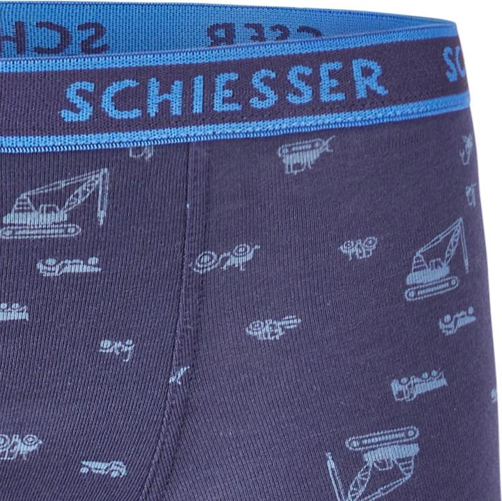Actual product image Schiesser 9 Pack Kids Boys 95/5 Organic Cotton Shorts / Pants (104, pack of 9)