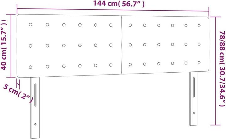 Image du produit VidaXL Kalli (144 x 5 x 88 cm)