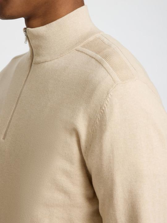Actual product image Selected Homme Half-zip knitted jumper (XL)
