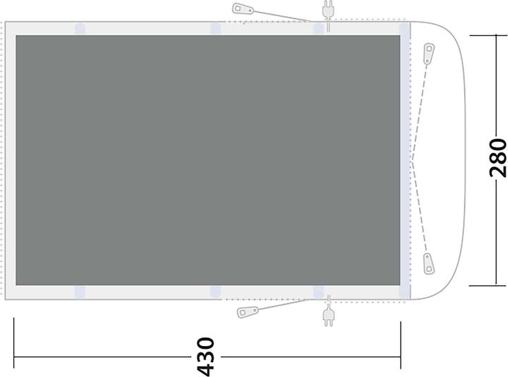 Actual product image Outwell Cozy Carpet Wolfburg 450A