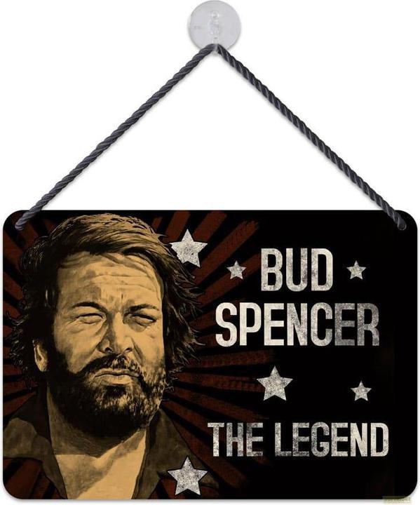Blechschild The Legend (16.5 x 11.5 cm)