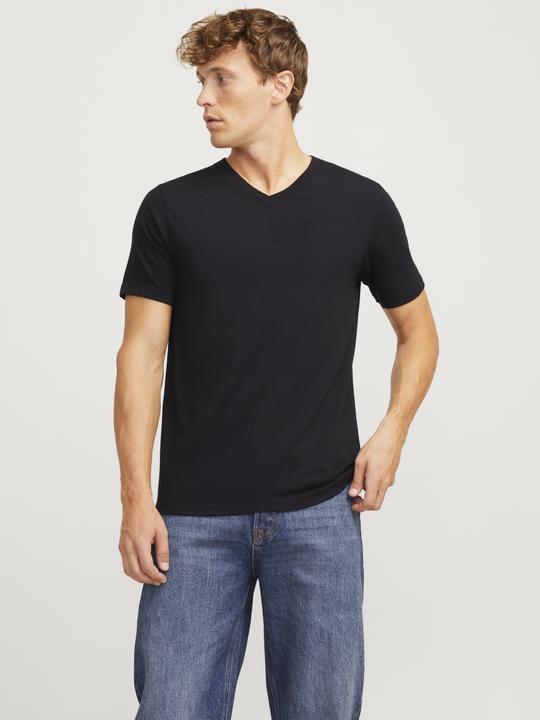 Image du produit Jack & Jones Lot de 3 T-shirts unis col V T-shirt (M)