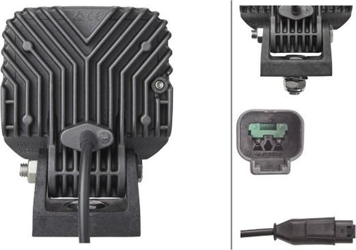 Actual product image Hella LED worklights for SCANIA