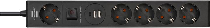 Actual product image Brennenstuhl Power strip 5f w. PD, SDL PD 05, 2xUSB,1xUSB C (5 x, CEE 7/3, CEE 7/4, USB, CEE 7/16, 1.50 m)