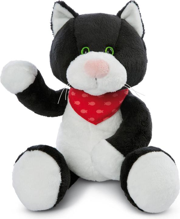 Actual product image NICI Plush Soft Toy Movable Cat Pepper, 30cm (30 cm)