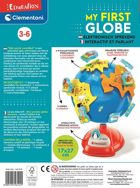 Actual product image Clementoni Education - My First Globe Learning Game