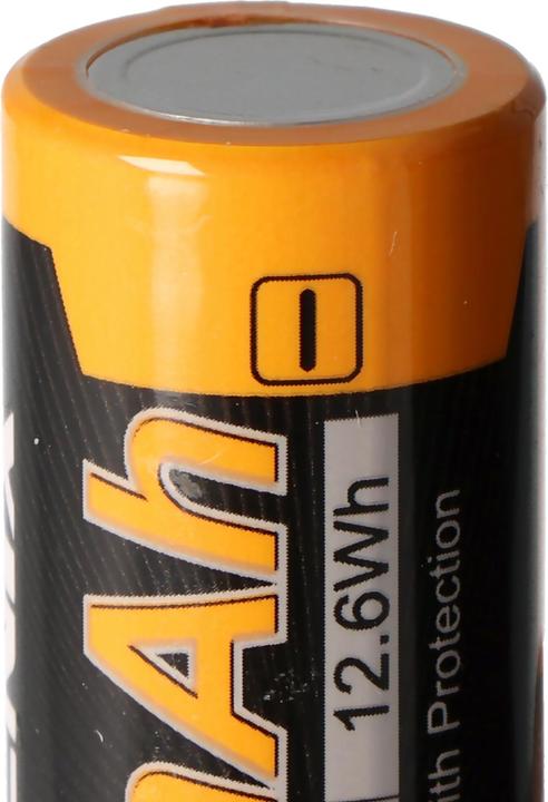 Immagine prodotto Panasonic Batteria 18650 e circuito di protezione 3 volte (1 pz., 3500 mAh, Accumulatore di carica elettrica)
