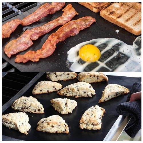 Produktbild Hermex Grillmatte Antihaft Teflon BBQ feuerfest 3 Stück