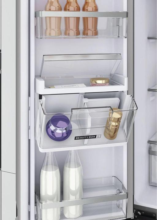Produktbild Whirlpool WQ9 U2L Side-by-Side Kühlkombination Freistehend 594 l E Edelstahl (388 l)