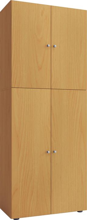 Immagine prodotto VCM Holz Besen Putzschrank Lona mit Drehtüren (70 x 37 cm)