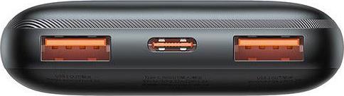Produktbild Baseus Bipow Pro Power Bank 10000mAh 20W + USB 3A 0.3m Black Cable (PPBD040101) (10000 mAh, 20 Wh)
