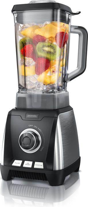 Immagine prodotto Arendo Miscelatore a colonna con vasca da 1,5 litri 30.000 giri/min / lame in acciaio inox (Spina UE, 1500 W)
