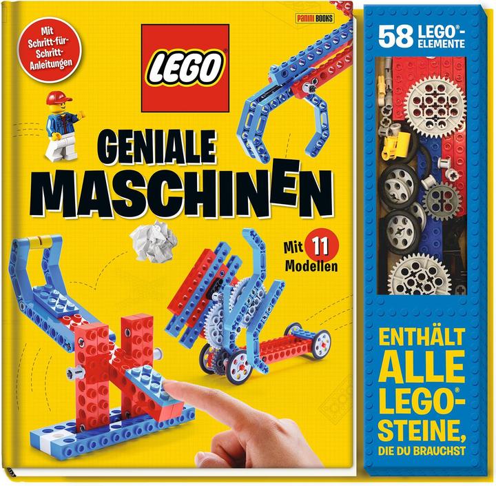 Panini Lego Geniale Maschinen: Mit 11 Modellen (Allemand, Anita Weinberger-Schwendenwein, Panini, 2018)