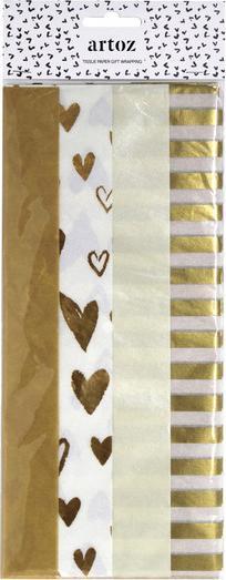 Produktbild Artoz Seidenpapier Gold (Geschenkpapier, 50 x)