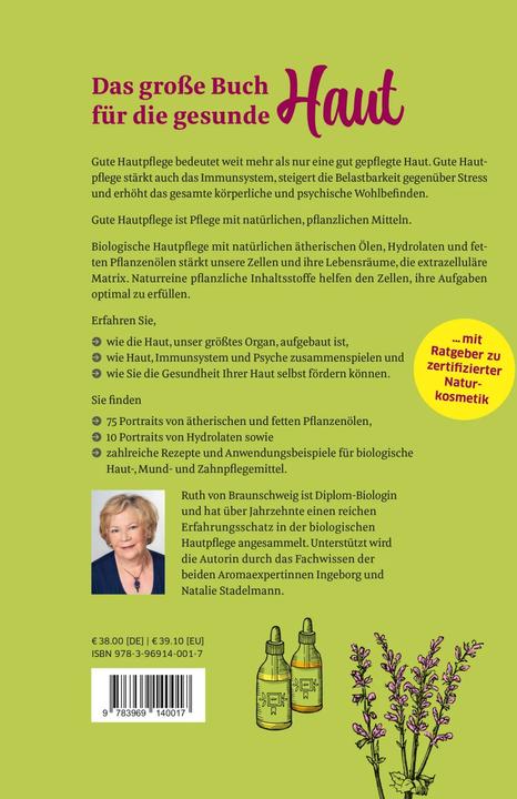 Actual product image Das grosse Buch für die gesunde Haut (German, Ruth of Brunswick, Ingeborg Stadelmann, Natalie Stadelmann, 2022)