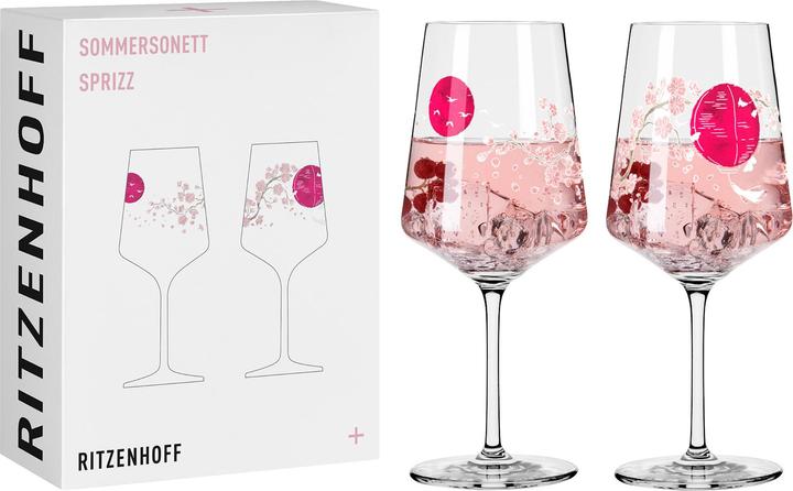 Actual product image Ritzenhoff Set of 2 aperitif glasses Sommersonnett Sprizz (5.44 dl, 1 x, Aperitif glasses)