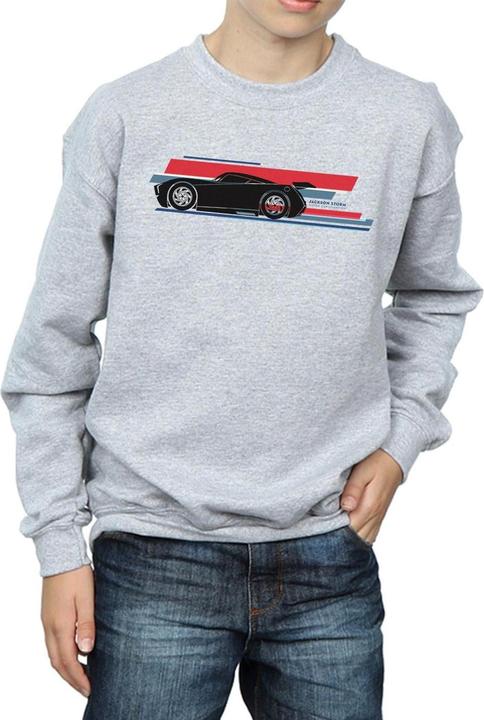 Produktbild Disney Cars Jackson Storm Stripes Sweatshirt Jungen (140, 146)